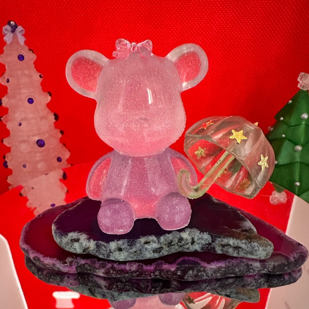 Homemade/handmade resin bear